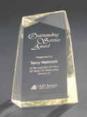 Engraved acrylic award